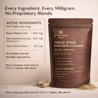 Walnut Cloves — Triple-Stage Parasite Cleanse