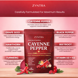 Zyntra® Cayenne Pepper Softgels