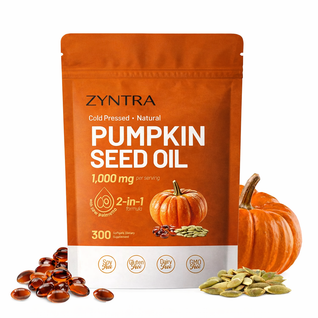 Pumpkin Seed Oil + Saw Palmetto Softgels - Zyntra®