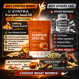 Pumpkin Seed Oil + Saw Palmetto Softgels - Zyntra®