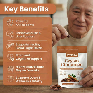 Ceylon Cinnamon 7200mg Equivalent with MCT Oil