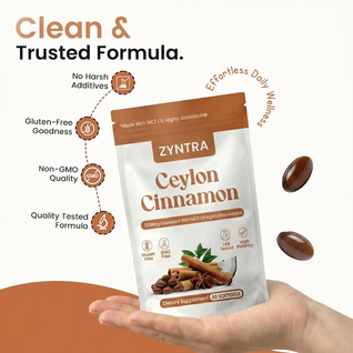 Ceylon Cinnamon 7200mg Equivalent with MCT Oil